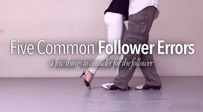 Five Common Follower Errors
